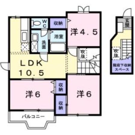 近鉄弥富駅 徒歩9分 2階の物件間取画像